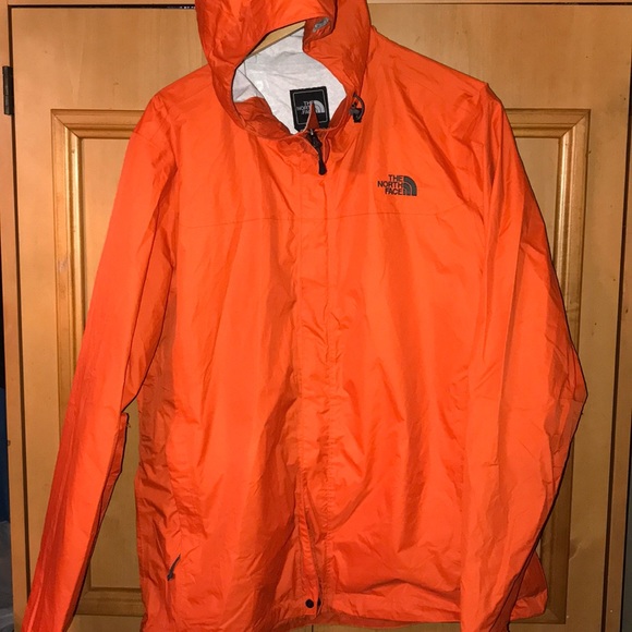 mens orange north face jacket